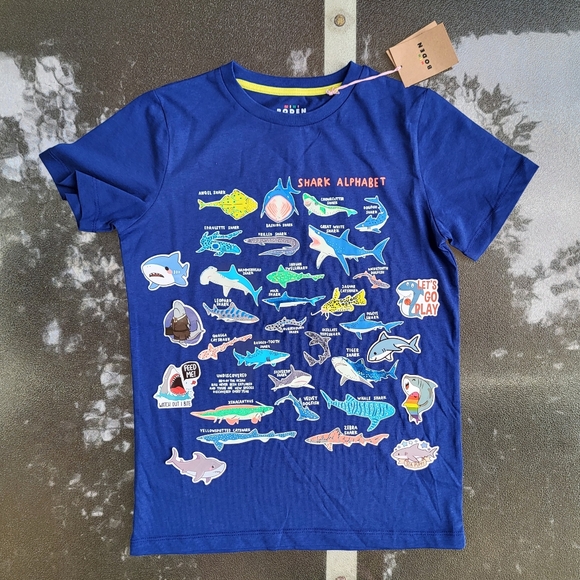 NWT GITD shark tee - Picture 7 of 16